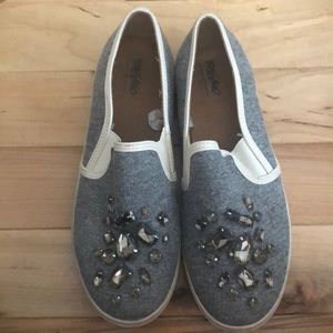 Grey SlipOns
